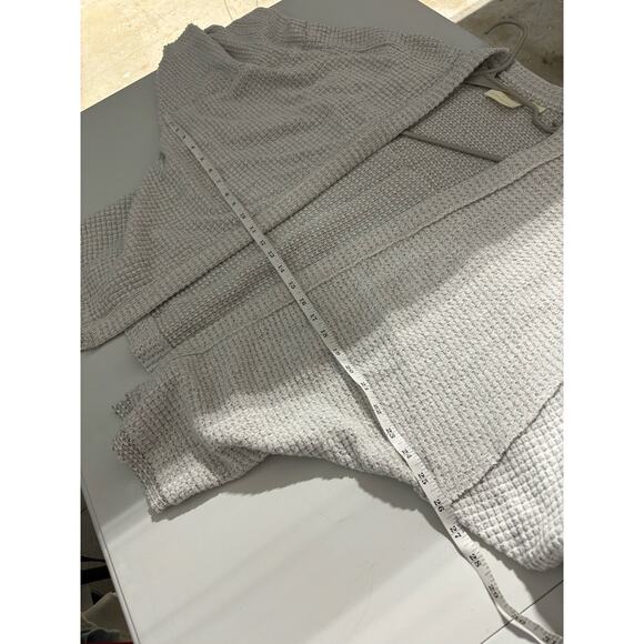 Anthropologie Cardigan‎ Sweater Extra Small Oversized Maeve Waffle Knit Batwing - Picture 7 of 8